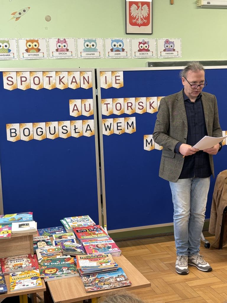 Spotkanie autorskie z Bogusławem Michalcem