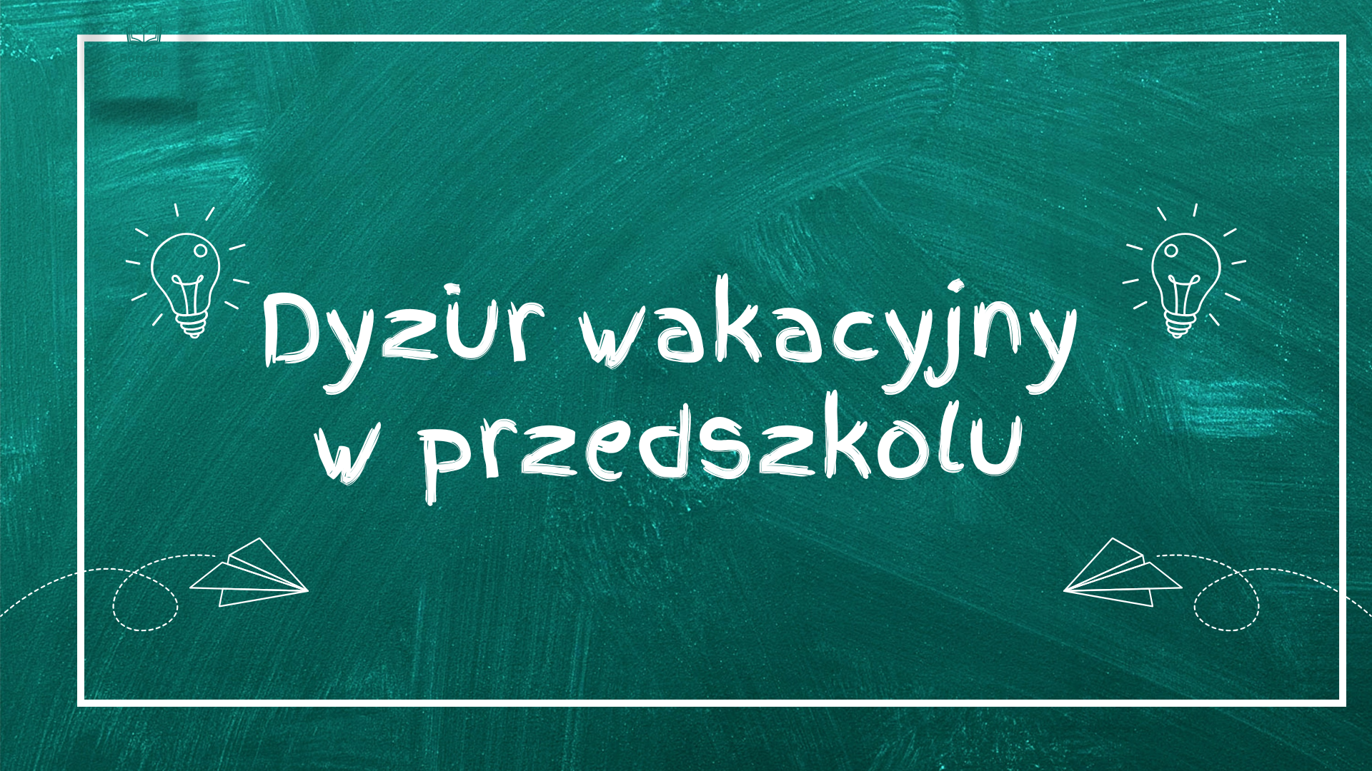 Przerwa w funkcjonowaniu przedszkoli