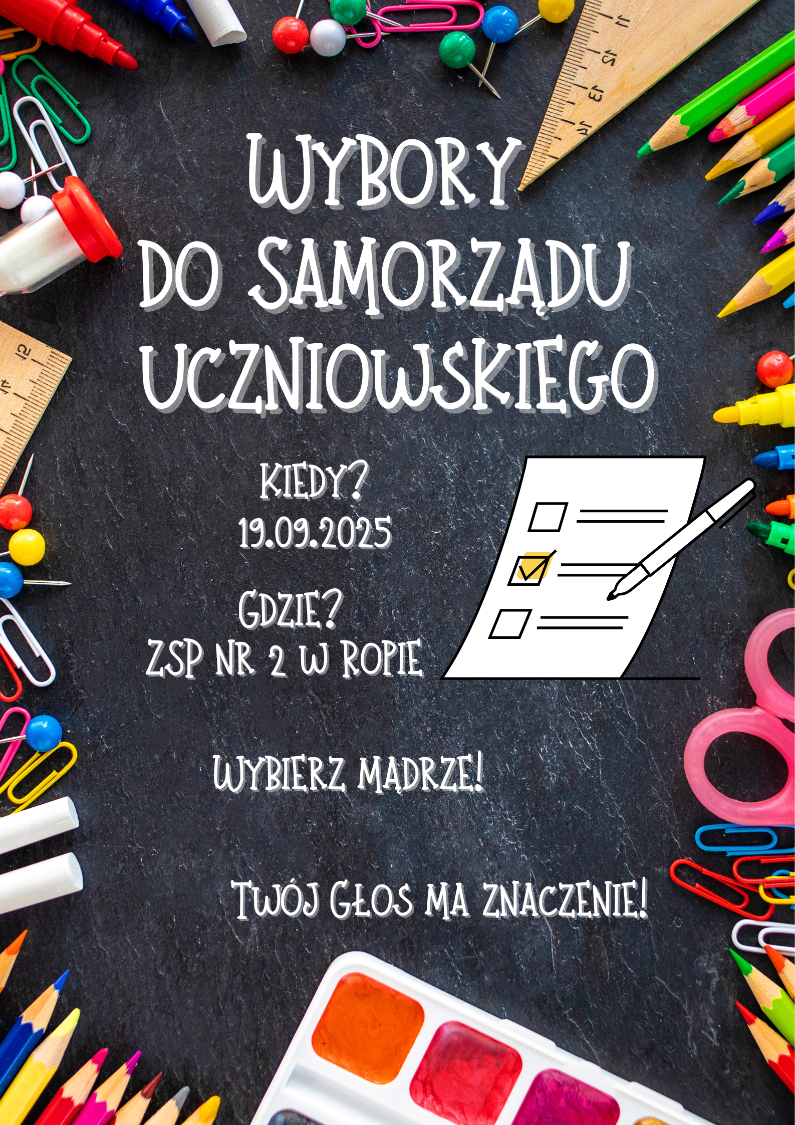 Wybory do Samorządu Uczniowskiego