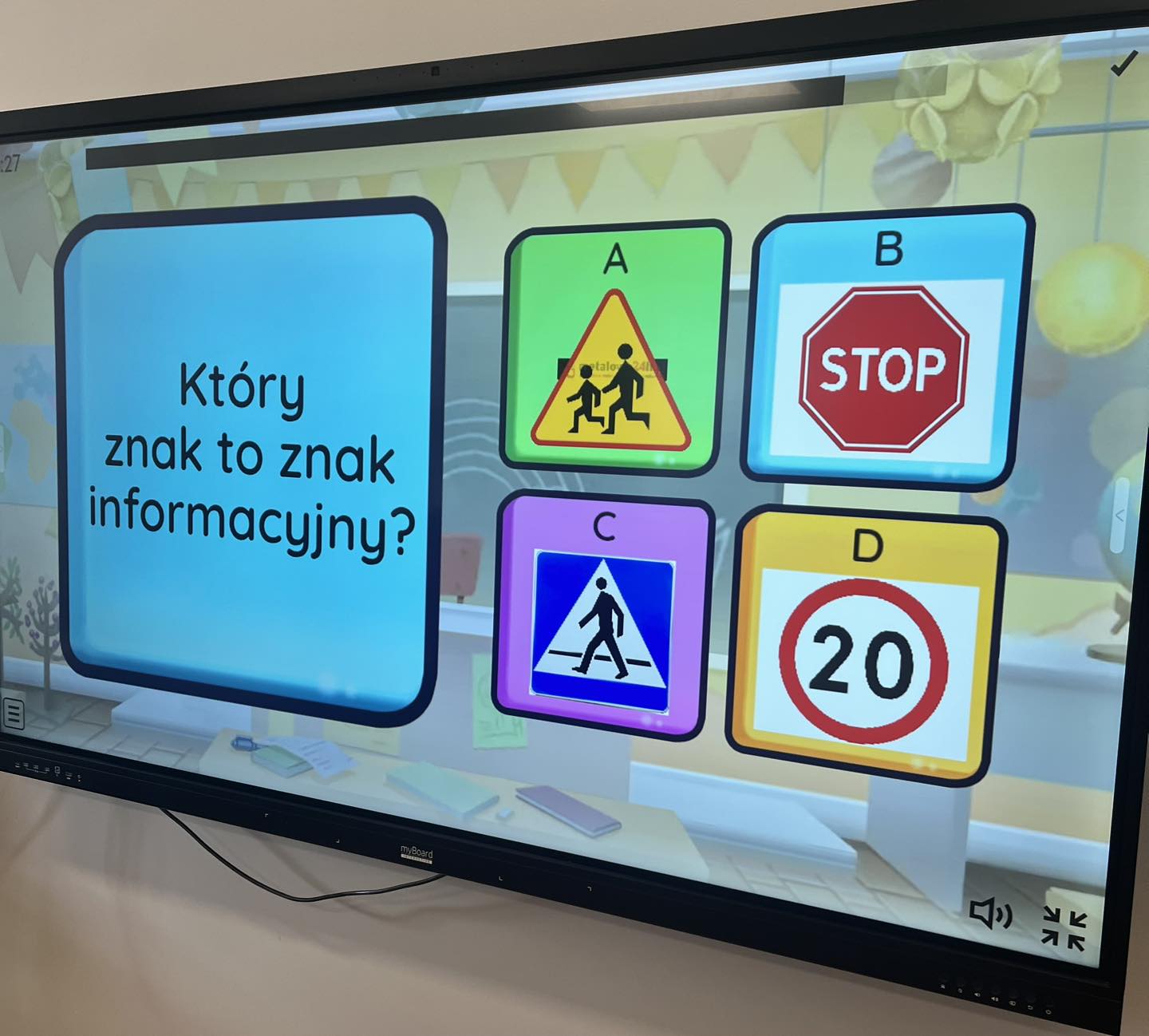 Bezpieczni na drodze –  quizowy pojedynek klasy 5!