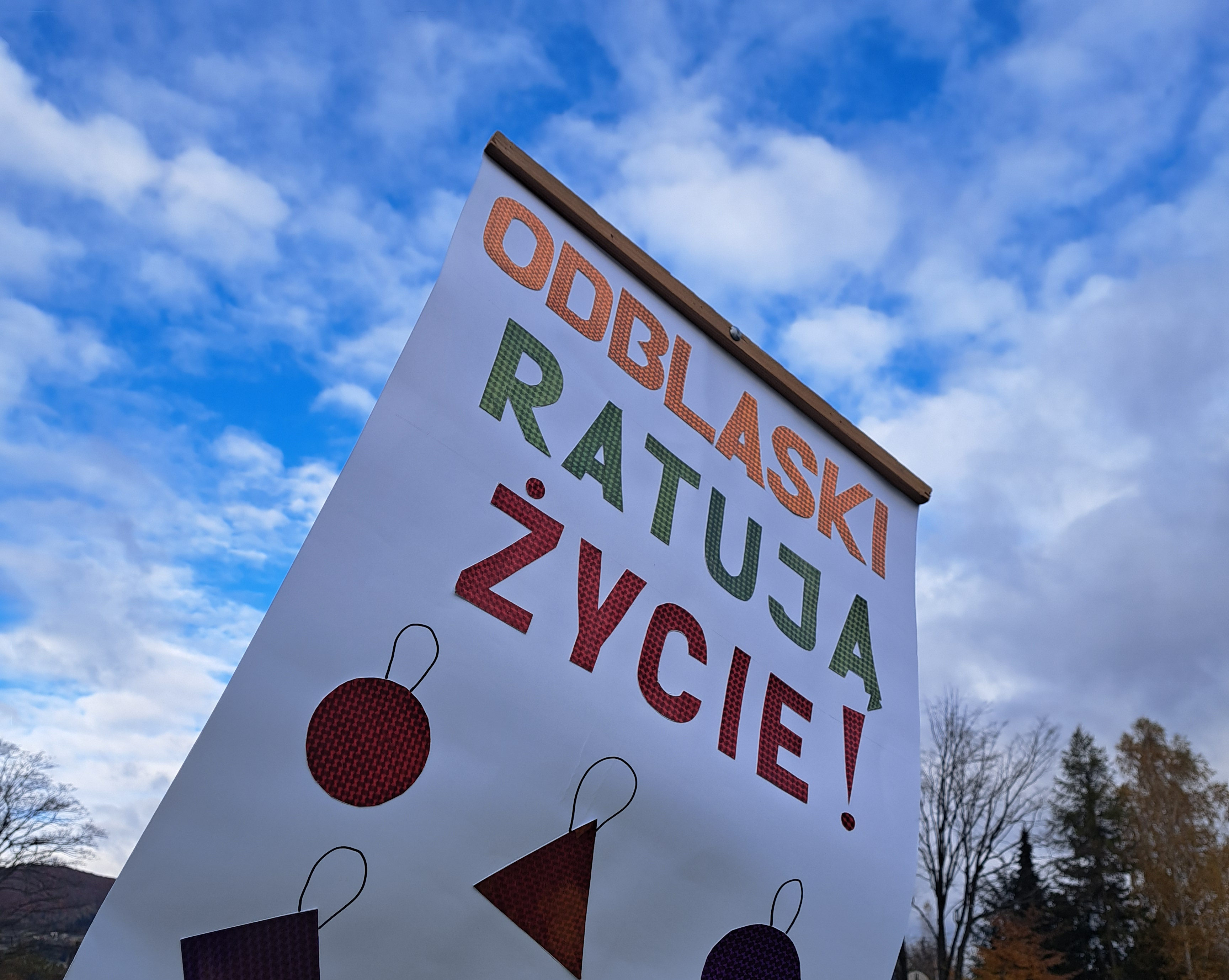 Odblaskowy spacer klasy I i III