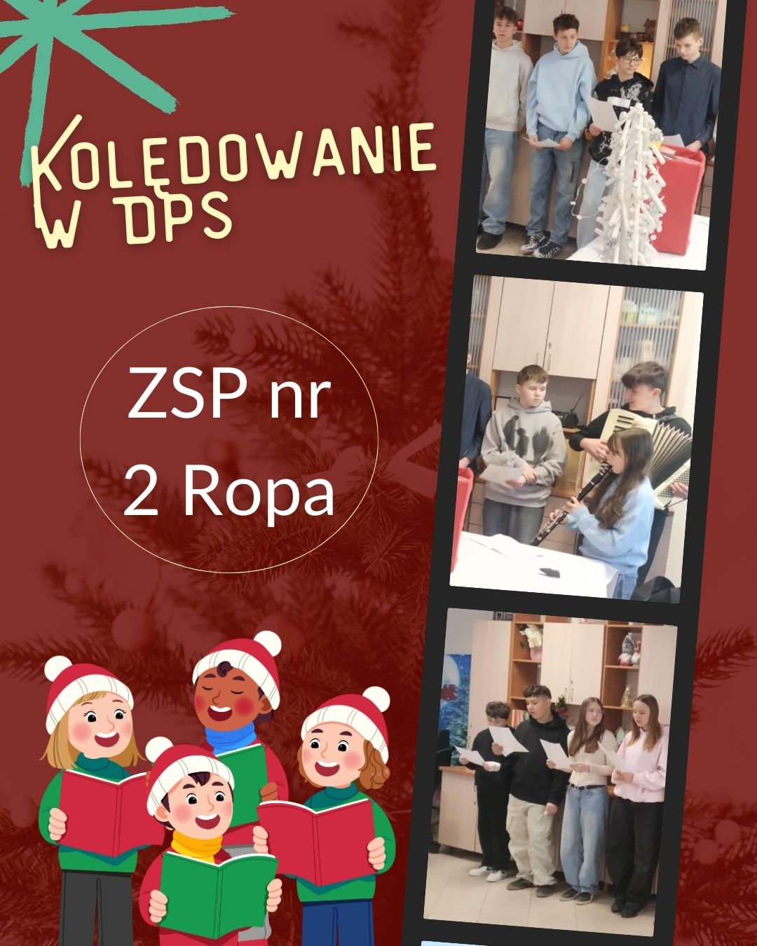 Wspólne kolędowanie w DPS