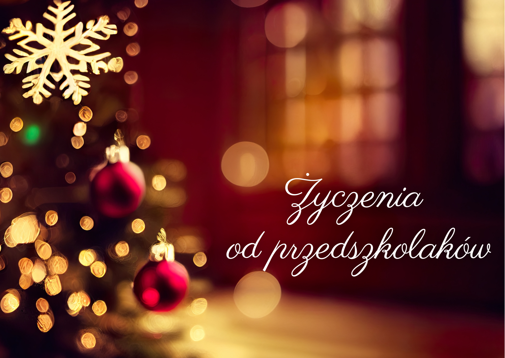 Życzenia od przedszkolaków