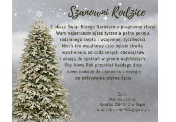 Życzenia Bożonarodzeniowe