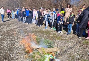 Pożegnanie zimy - palenie Marzanny