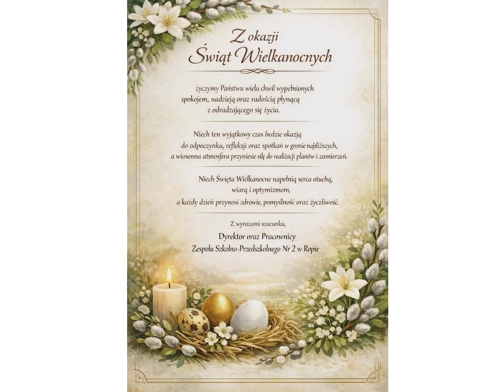 Życzenia Wielkanocne