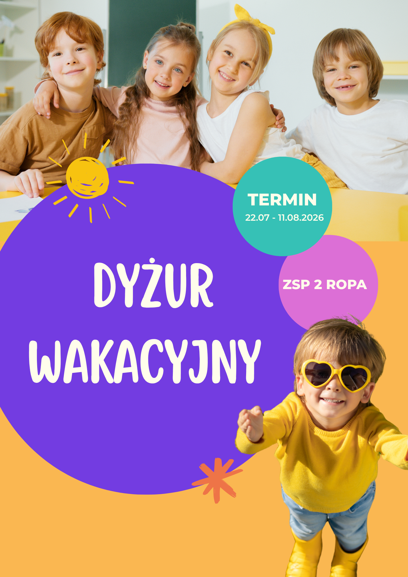 Dyżur wakacyjny w przedszkolu