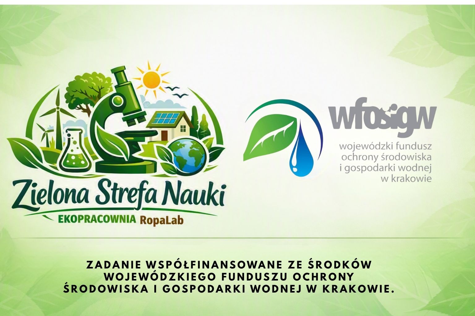 Zielona Strefa Nauki - ekopracowania RopaLab