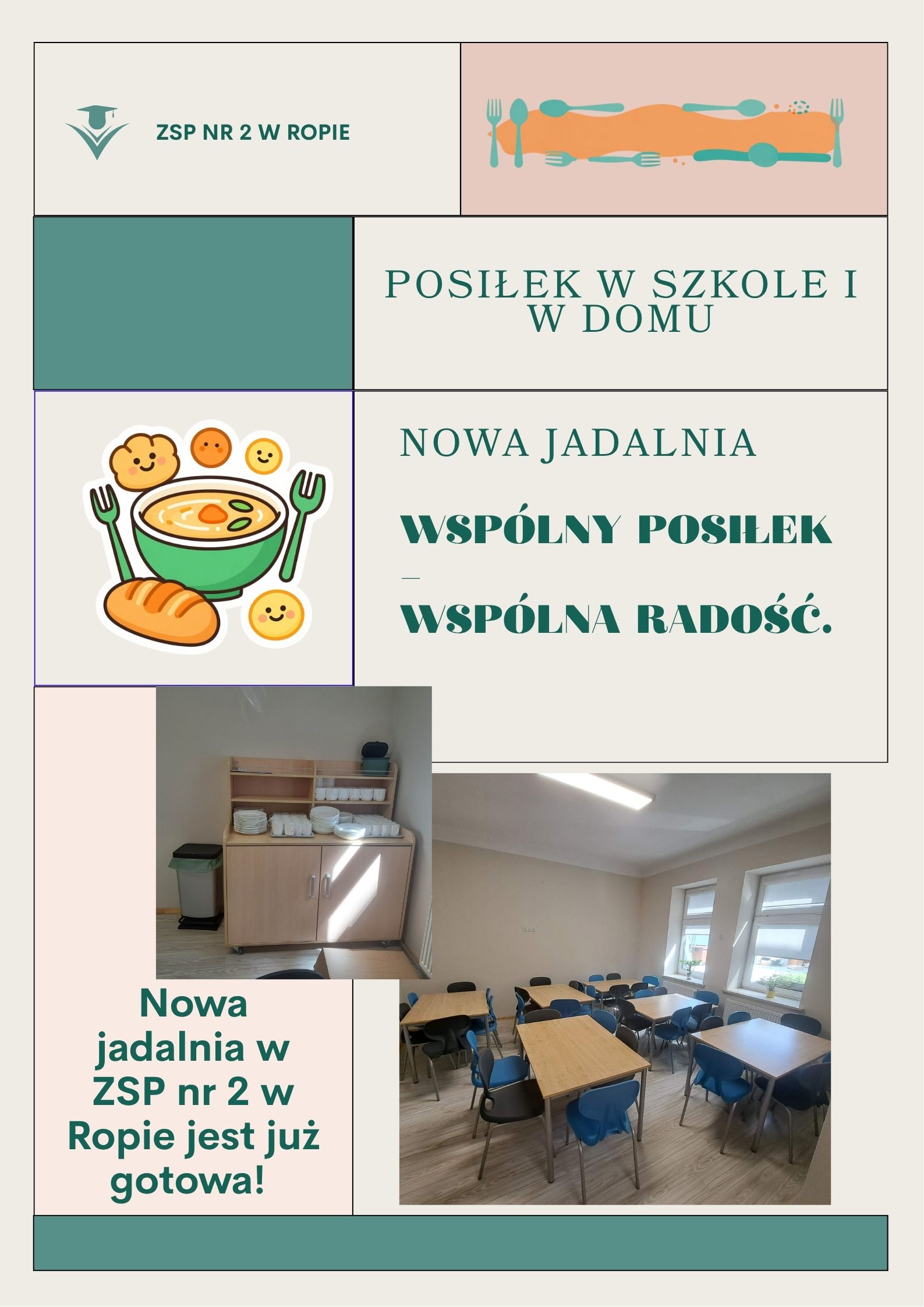 Posiłek w szkole i w domu